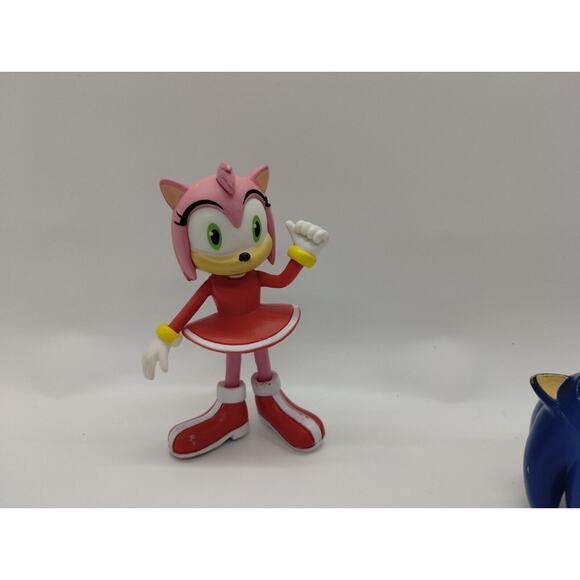 Sonic The Hedgehog 3.5" Figurines Lot - Eggman - Amy Rose Tails - Some Damage - Picture 7 of 10